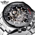 Men's Automatic Wristwatch Manufacturer - Winner Waterproof Stainless Steel Sport with Round Pointer Dial