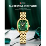 Women's Quartz Wristwatch Manufacturer - For CURREN 9093 Simple Gold Silvery Steel Strap Fashion Leisure Diamond Alloy Gift