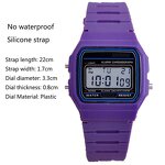 Women's Electronic Watch Manufacturer - Sports Series Transparent Square Electronic Female Student Waterproof LED