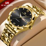 Men's Luxury Wristwatch Manufacturer - VAVA VOOM 2024 New Top Brand Waterproof Steel Quartz Clock