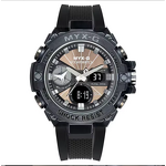 Men's Solar Watch Manufacturer - Solar Energy Endurance Light Kinetic Energy Timer Alarm Clock Rotating Windmill All Steel