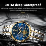 Men's Luxury Watch Manufacturer - POEDAGAR 996 Fashion Quartz Stainless Steel Top Brand Business Waterproof Date