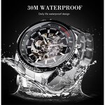 Men's Automatic Wristwatch Manufacturer - Winner Waterproof Stainless Steel Sport with Round Pointer Dial