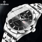 Men's Sports Watch Manufacturer - BINBONG B5552 Business Waterproof High Quality Luxury Weekly Calendar Quartz