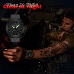 Men's Quartz Watch Manufacturer - NORTH EDGE MACH Solar Power Waterproof 50M Pilot Sports Luminous Environmentally