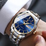 Men's Sports Watch Manufacturer - BINBONG B5552 Business Waterproof High Quality Luxury Weekly Calendar Quartz