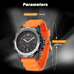 Men's Digital Watch Manufacturer - NORTH EDGE EVOQUE 2 2024 New Waterproof 50M Sport Solar Power Luminous Environmentally