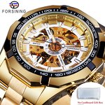 Men's Mechanical Watch Manufacturer - Forsining Multi-function Casual Luxury Steel Band Automatic