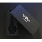 Custom Watch Box Manufacturer - for curren Megir Naviforce Lige Black Leather Boxes