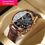 Men's Quartz Watch Manufacturer - Wholesale Factory Direct Sale Leather Strap Minimalist Sport Hour Clock