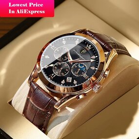 Men's Quartz Watch Manufacturer - Wholesale Factory Direct Sale Leather Strap Minimalist Sport Hour Clock