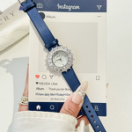 Women's Dress Watch Manufacturer - Hot Selling Retro Light Luxury Wheat Ear Design Strap Diamond Inlaid Ladies