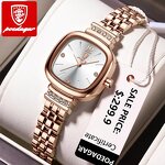 Women's Sport Watch Manufacturer - Poedagar High Quality Stainless Steel Strap Top Brand Waterproof Quartz for Girls