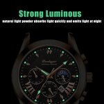 Men's Sport Watch Manufacturer - POEDAGAR 8058 Popular Leather Quartz Top Brand Shock Luxury Luminous Waterproof