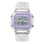 Women's Electronic Watch Manufacturer - Sports Series Transparent Square Electronic Female Student Waterproof LED