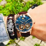 Men's Mechanical Watch Manufacturer - AILANG Original Design Double Flywheel Automatic Fashion Casual Business