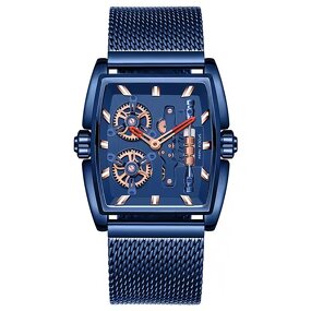 Men's Business Watch Manufacturer - MINI FOCUS 0322G Unique Design Rotating Wheels Dial Waterproof Quartz