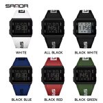 Men's Digital Watch Manufacturer - SANDA 9003 Brand Chronograph Sport Electronic Bracelet 30M Waterproof Wristwatch