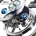 Men's Mechanical Watch Manufacturer - IDEAL KNIGHT Luxury Original Skeleton Automatic Waterproof Luminous