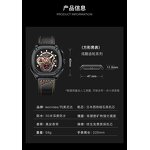 Men's Sport Watch Manufacturer - 2024 Top Sale LEONIDAS Brand Big Square Dial Chronograph Calendar Genuine Leather Band