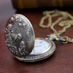 Men's Zodiac Watch Manufacturer - Chinese Zodiac Bronze Pocket Antique 12 Zodiac Retro Three-dimensional Engraving Animal Quartz