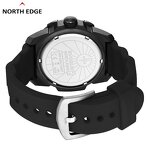 Men's Digital Watch Manufacturer - NORTH EDGE EVOQUE 2 Waterproof 50M Solar Power Luminous Environmentally Clock