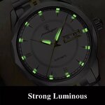 Men's Sport Watch Manufacturer - Poedagar Waterproof Luminous Stainless Steel Top Brand Luxury Business Date Quartz