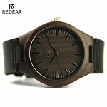 Men's Bamboo Watch Manufacturer - Top Brand Genuine Leather Quartz Couple Wristwatches Gifts