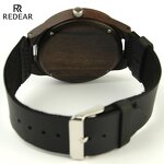 Men's Bamboo Watch Manufacturer - Top Brand Genuine Leather Quartz Couple Wristwatches Gifts