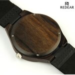 Men's Bamboo Watch Manufacturer - Top Brand Genuine Leather Quartz Couple Wristwatches Gifts