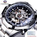 Men's Mechanical Watch Manufacturer - Forsining Multi-function Casual Luxury Steel Band Automatic
