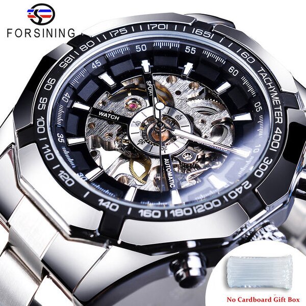 Men's Mechanical Watch Manufacturer - Forsining Multi-function Casual Luxury Steel Band Automatic