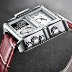 Men's Digital Watch Manufacturer - LIGE 8925 Top Brand Luxury Square Sports Quartz Waterproof Stopwatch