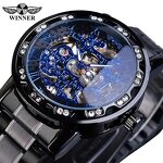 Men's Automatic Watch Manufacturer - Winner 1089 Professional Movement Waterproof Stainless Steel Luxury Mechanical Luminous