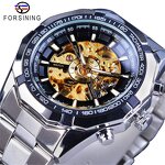 Men's Mechanical Watch Manufacturer - Forsining Multi-function Casual Luxury Steel Band Automatic