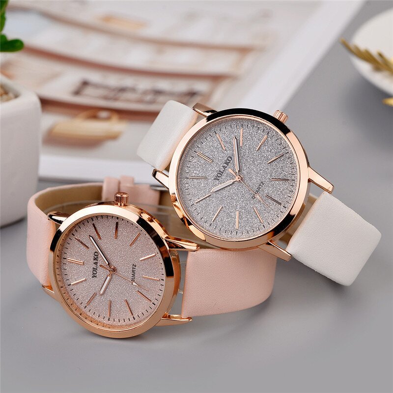 Women's Casual Watch Manufacturer - YOLAKO Hot Sale Brand Fashion Leather Strap Retro Quartz Charm Funny