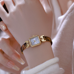 Women's Retro Watch Manufacturer - BS Bee Sister FA1893 French High-end Bracelet with Tortoiseshell Amber Resin Strap