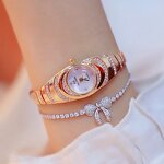 Women's Quartz Watch Manufacturer - Hot Sale BS Bee Sister Small Rose Gold Stainless Steel Fashion Female Wrist Watch