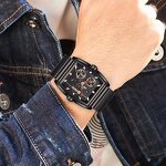 Men's Business Watch Manufacturer - MINI FOCUS 0322G Unique Design Rotating Wheels Dial Waterproof Quartz