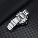 Men's Solar Watch Manufacturer - Solar Energy Endurance Light Kinetic Energy Timer Alarm Clock Rotating Windmill All Steel 2024