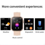 Unisex Smart Watch Manufacturer - ZW39 LED Flashlight 100 Sport Modes Fitness Tracker Body Temperature 2.01 Screen
