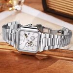 Men's Square Watch Manufacturer - Dulunwe Automatic Luxury Sport Fashion Waterproof Business Luminous