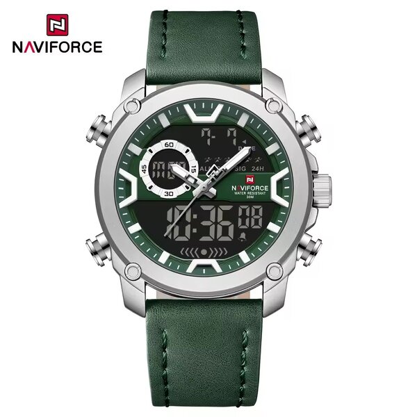 Men's Chronograph Watch Manufacturer - NAVIFORCE 9261 Multifunction Couple Bracelet Quartz Leather Waterproof Calendar