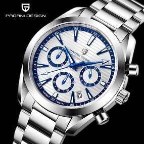 Mechanical Chronograph Watch Manufacturer - PAGANI DESIGN VK63 Luxury Sapphire Glass Hollow Out Automatic
