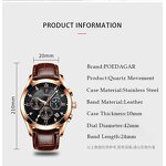Men's Quartz Watch Manufacturer - Wholesale Factory Direct Sale Leather Strap Minimalist Sport Hour Clock