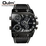 Men's Quartz Watch Manufacturer - Brand New Oulm 9315 Waterproof Wristwatch Luxury Gold Male
