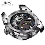 Men's Mechanical Watch Manufacturer - Knight 6802 Custom Logo Skeleton Hollow Miyota Waterproof Tourbillon Automatic