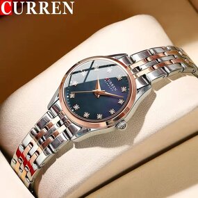 Women's Wristwatch Manufacturer - For CURREN Original Quartz 9107 Stainless Steel Elegant Fashionable Waterproof 10mm Case