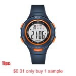 Men's Digital Watch Manufacturer - 3ATM Waterproof Sport 40mm Dial ABS Case with Light Feature for Teenager Students