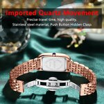 Women's Luxury Watch Manufacturer - POEDAGAR Jewelry Design Steel Wristwatch Waterproof Fashion Quartz Female Gift